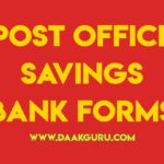 Post Office Savings Bank Forms